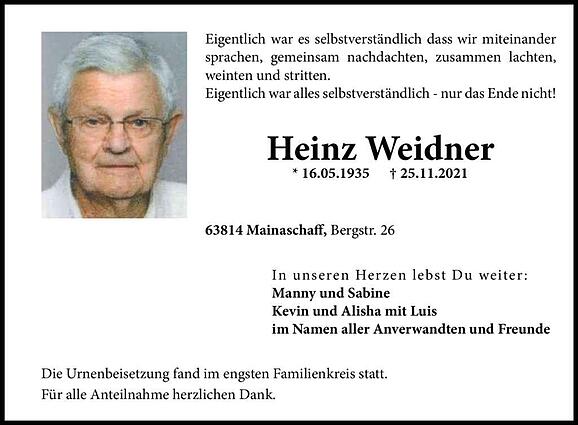 Heinz Weidner