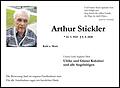 Arthur Stickler