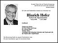 Hinrich Hofer