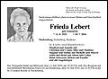 Frieda Lebert
