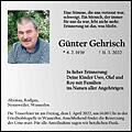 Günter Gehrisch
