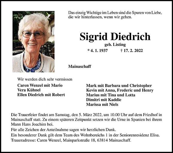Sigrid Diedrich