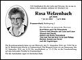Rosa Welzenbach