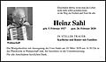 Heinz Sahl