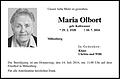 Maria Olbort