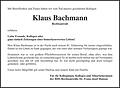Klaus Bachmann