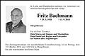 Fritz Bachmann