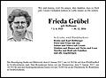 Frieda Grübel