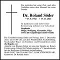 Dr. Roland Söder