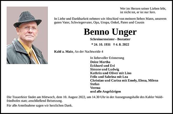 Benno Unger