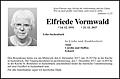 Elfriede Vormwald