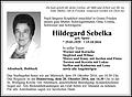 Hildegard Sebelka