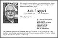 Adolf Appel