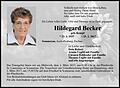 Hildegard Becker
