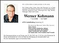 Werner Kohmann