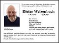 Dieter Welzenbach