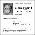 Maria Freund