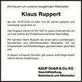 Klaus Ruppert