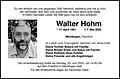 Walter Hohm