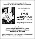 Fredi Wildgruber