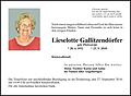 Lieselotte Gallitzendörfer