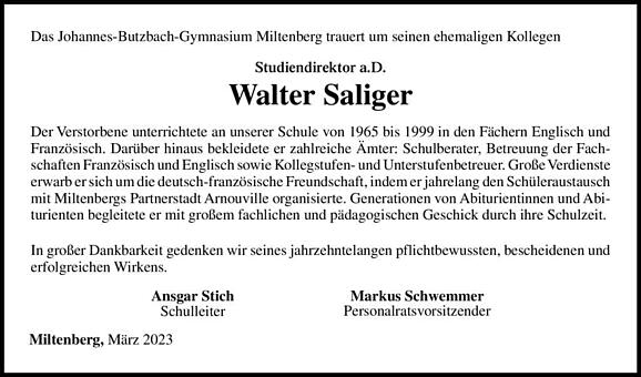 Walter Saliger