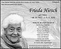Frieda Hirsch