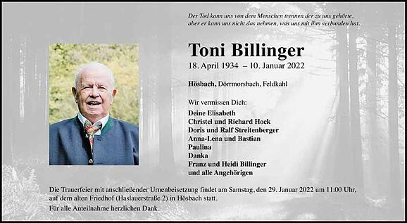 Toni Billinger