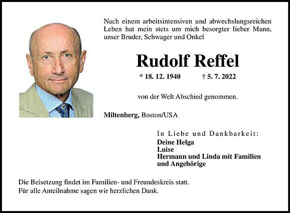 Rudolf Reffel