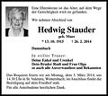 Hedwig Stauder