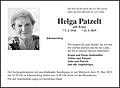 Helga Patzelt