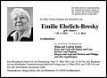 Emilie Ehrlich-Bresky