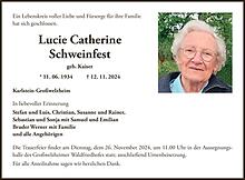 Lucie Catherine Schweinfest