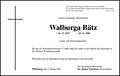 Walburga Bätz