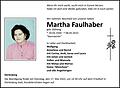 Martha Faulhaber