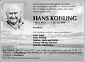 Hans Kohling