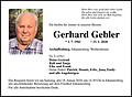 Gerhard Gebler