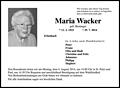 Maria Wacker