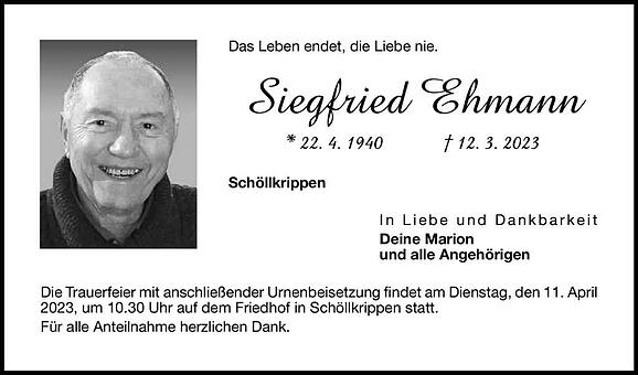 Siegfried Ehmann
