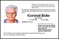 Gertrud Rohe