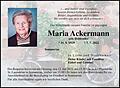 Maria Ackermann