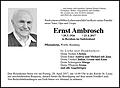 Ernst Ambrosch