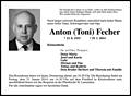 Anton (Toni) Fecher