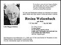 Rosina Welzenbach