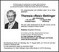 Theresia »Resi« Oettinger