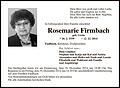 Rosemarie Firmbach