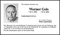Werner Geis