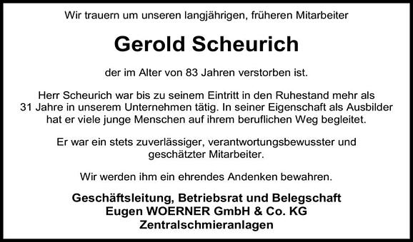 Gerold Scheurich