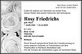 Rosy Friedrichs