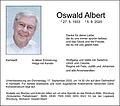Oswald Albert